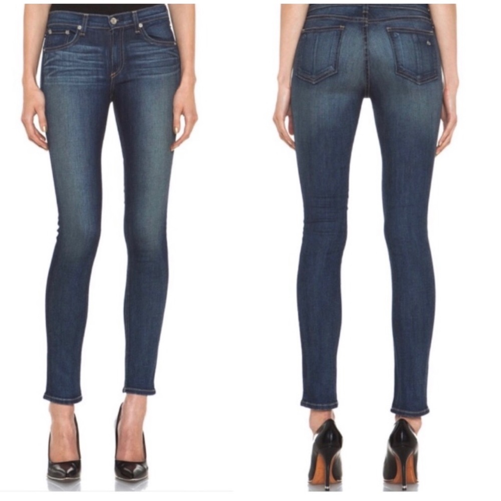 Rag & Bone Skinny Jeans Plymouth Wash Sz 28